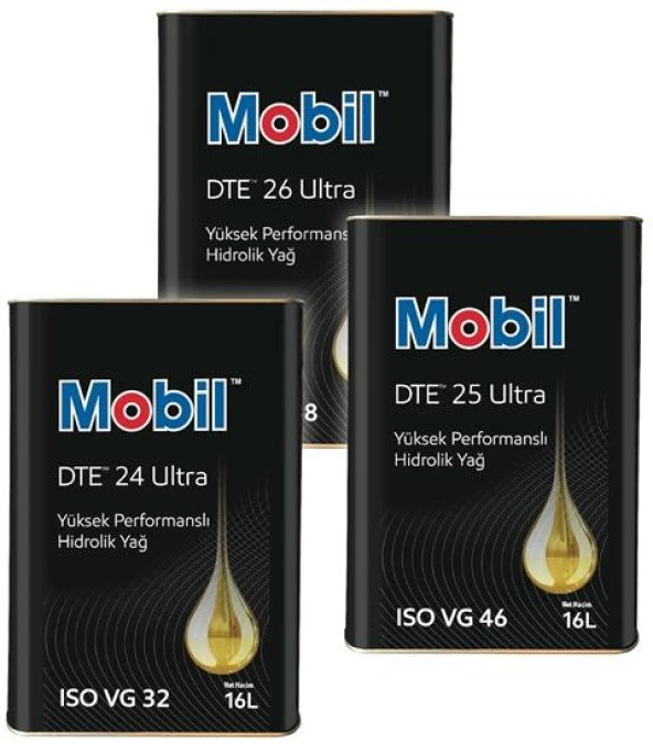 MOBİL DTE 26 ULTRA TENEKE - 16  LİTRE - Resim 2