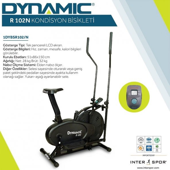 Dynamic R-102 Eliptik Kondisyon Bisikleti - Resim 2