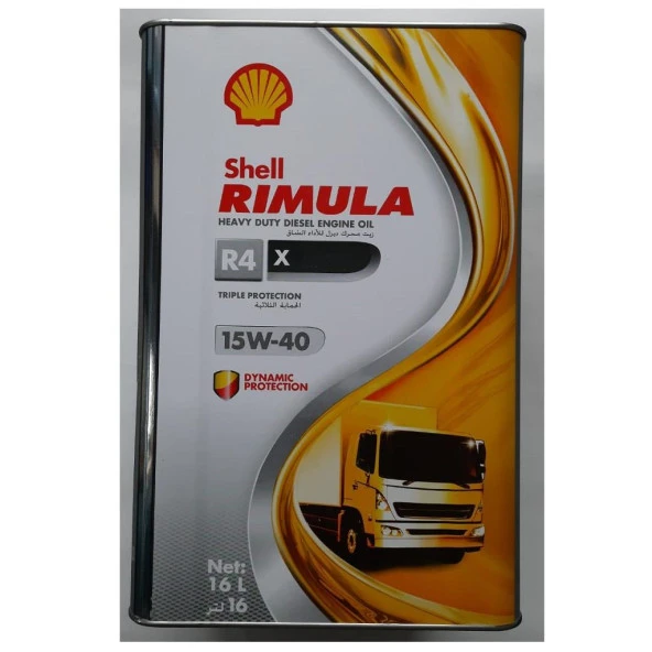 SHELL RİMULA R4 X 15W40 CI-4 TENEKE 18 LİTRE - 550063430 ürün görseli 1