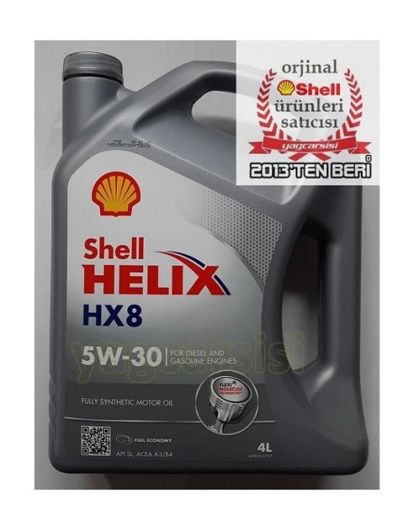 SHELL HELİX HX8 5W30 - 4 LİTRE RN 0700 0710 VW 502 00/505 00 API SN PLUS - Resim 6