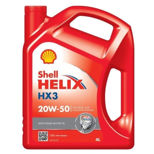 SHELL HELİX HX3 20W50 - 4 LİTRE ürün görseli 1