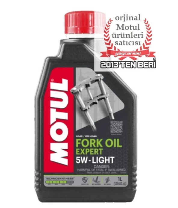 MOTUL FORK OİL EXPERT LİGHT 5W - 1 LİTRE AMORTİSÖR YAĞI ürün görseli 1