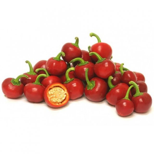 Eko Paket 100 Tohum Acı Cherry Kiraz Biberi Tohumu Biber Tohumu ürün görseli 1