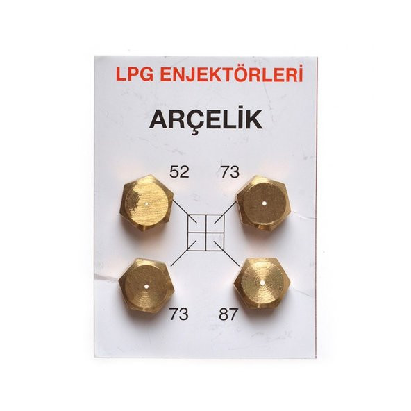LPG OCAK MEMESİ ENJEKTÖR 4LÜ Set arcelık beko  uyumlu lpg tup ürün görseli 1