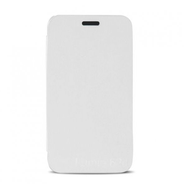 Nokia Lumia 620 Flip Case Kılıf Beyaz ürün görseli 1