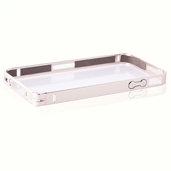 iPhone 4s Bumper Çerçeve Kılıf Gold - Resim 2