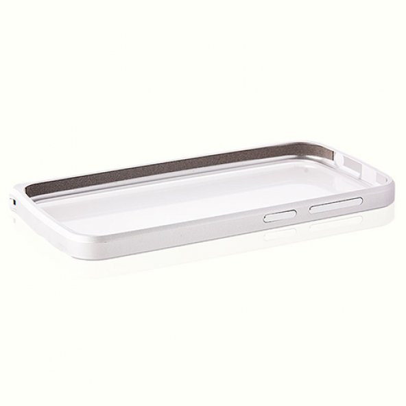 General Mobile Discovery E3 Bumper Çerçeve Kılıf Beyaz - Resim 3