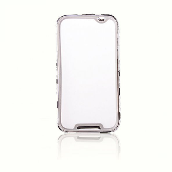 Samsung G900 S5 Taşlı Metal Bumper Çerçeve Kılıf ürün görseli 1