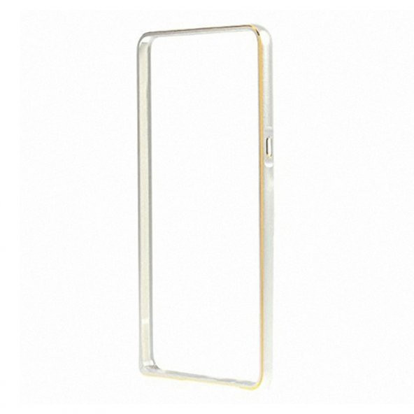 Samsung Galaxy A5 0,7 mm Metal Bumper Arka Koruma Kapaklı Gri ürün görseli 1