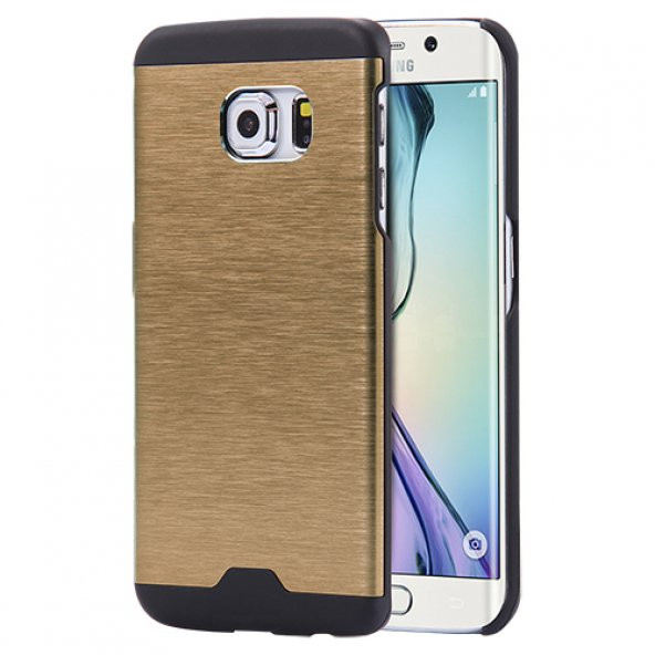 Samsung S6 G920 Metal Arka Kapak Motomo Gold ürün görseli 1