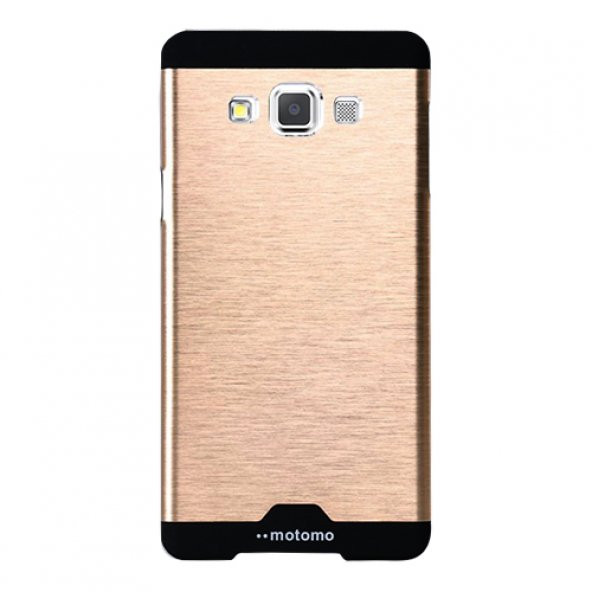 Samsung Galaxy E5 Metal Arka Kapak Motomo Gold ürün görseli 1