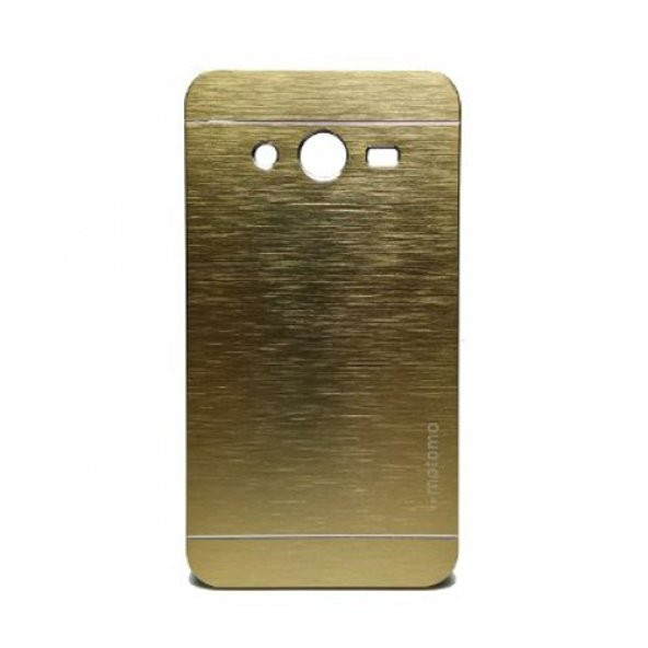 Samsung Core 2 G355 Metal Arka Kapak Motomo Gold ürün görseli 1