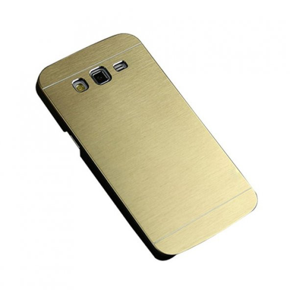 Samsung Galaxy E7 Metal Arka Kapak Motomo Gold ürün görseli 1