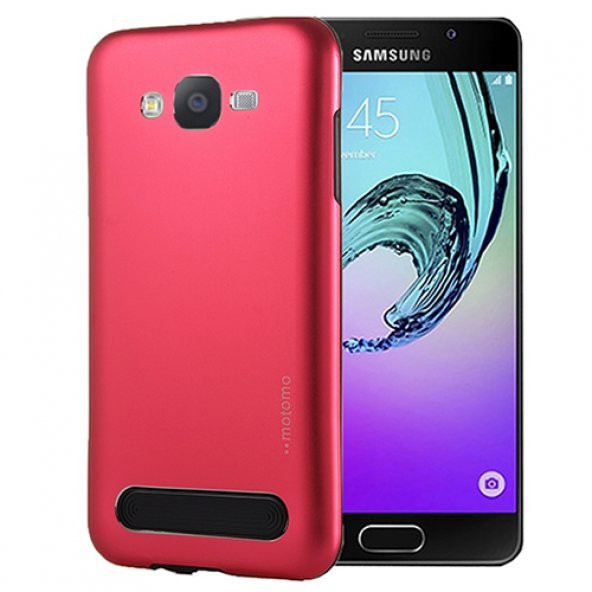 Samsung Galaxy A3 Metal Arka Kapak Motomo Kırmızı ürün görseli 1