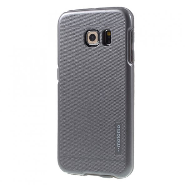 Samsung Galaxy S6 EDGE Plus G928 Kılıf Motomo Sert Arka Kapak Gri ürün görseli 1