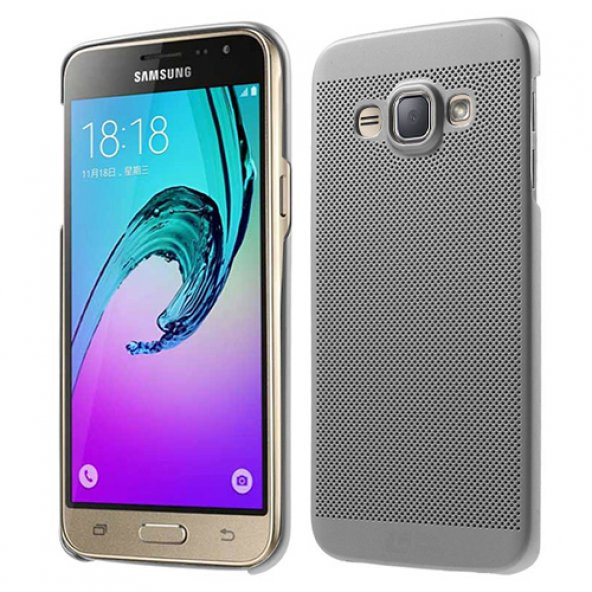 Samsung Galaxy J1 2016 (J120) Loopee Point Sert Arka Kapak Gri ürün görseli 1