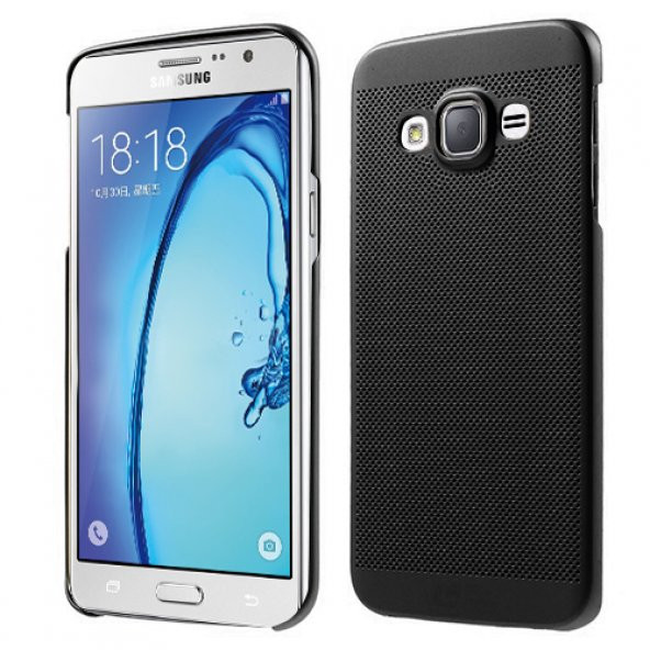 Samsung Galaxy On5 (G5520) Loopee Point Sert Arka Kapak Siyah ürün görseli 1
