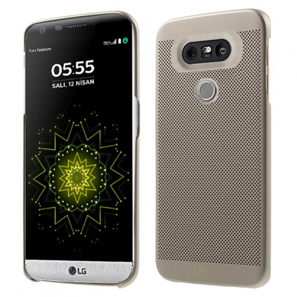 LG G5 Kılıf Loopee Point Sert Arka Kapak Gold ürün görseli 1