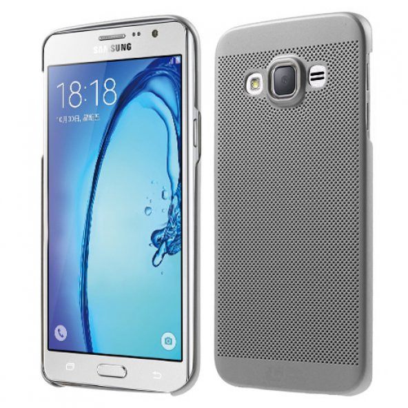Samsung Galaxy On5 (G5520) Loopee Point Sert Arka Kapak Silver ürün görseli 1