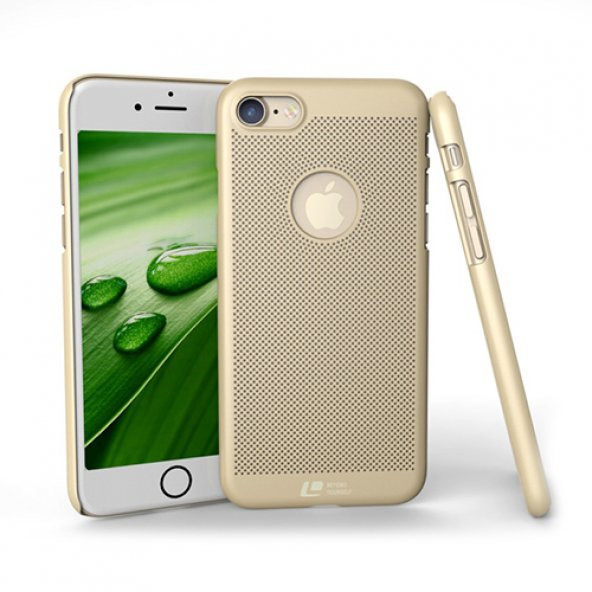 iPhone 7 / 8 Loopee Point Sert Arka Kapak Gold ürün görseli 1