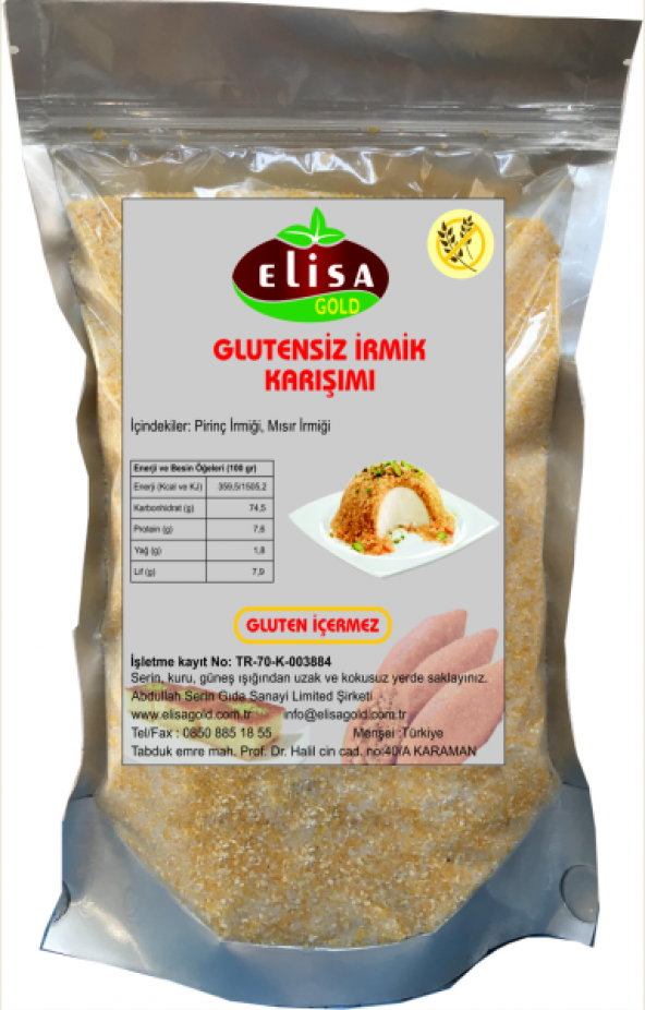 elisa gold glutensiz irmik 5000 gr ürün görseli 1