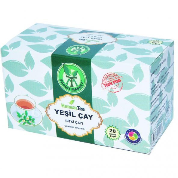 Tabiat Market Herbal Tea Yeşil Çay Bitki Çayı Camellia Sinensis 20li Poşet Yeşilçay ürün görseli 1