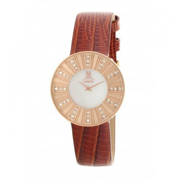 MOMENTUS DW257R-05BR Deri Kemerli Bayan KOL SAATİ ürün görseli 1