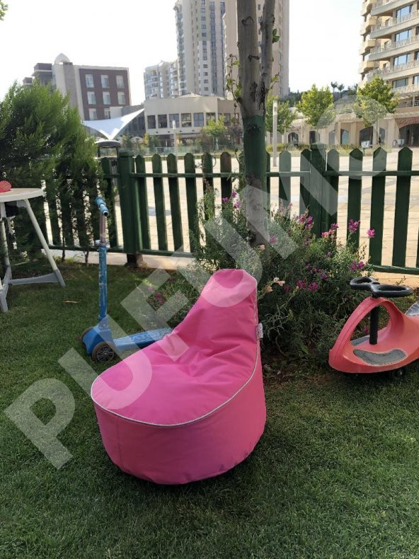 PUFUMO TWİNGO ÇOCUK ARMUT KOLTUK PEMBE - Resim 2