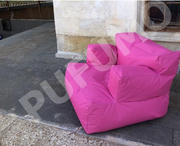 PUFUMO RELAX ARMUT KOLTUK PEMBE - Resim 2