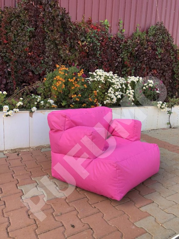 PUFUMO RELAX ARMUT KOLTUK PEMBE - Resim 3