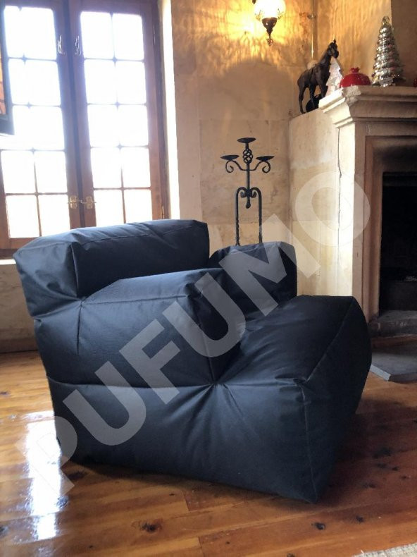 PUFUMO RELAX ARMUT KOLTUK SİYAH ürün görseli 1