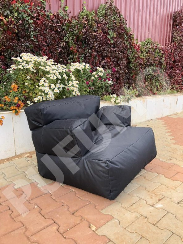 PUFUMO RELAX ARMUT KOLTUK SİYAH - Resim 3