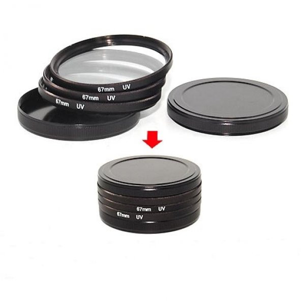 72mm Filtre Muhafaza Kabı - Filter Stack Cap - Resim 6