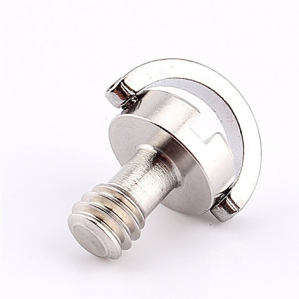 Tripod, Quick Release Plate için 1/4 İnç Tripod Vidası - Resim 3