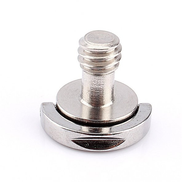 Tripod, Quick Release Plate için 1/4 İnç Tripod Vidası - Resim 5