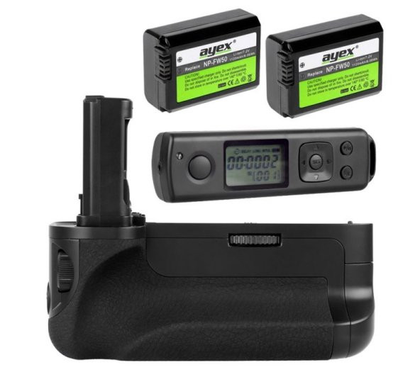 Sony A7, A7R, A7S İçin MeiKe MK-AR7 Battery Grip + 2 Ad. NP-FW50 ürün görseli 1