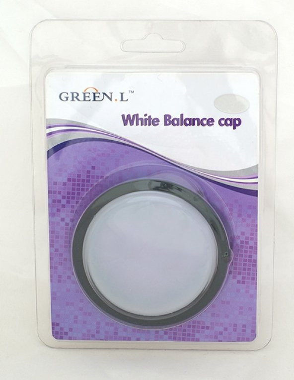 67mm Green.L Beyaz Ayar Kapağı, White Balance Cap ürün görseli 1