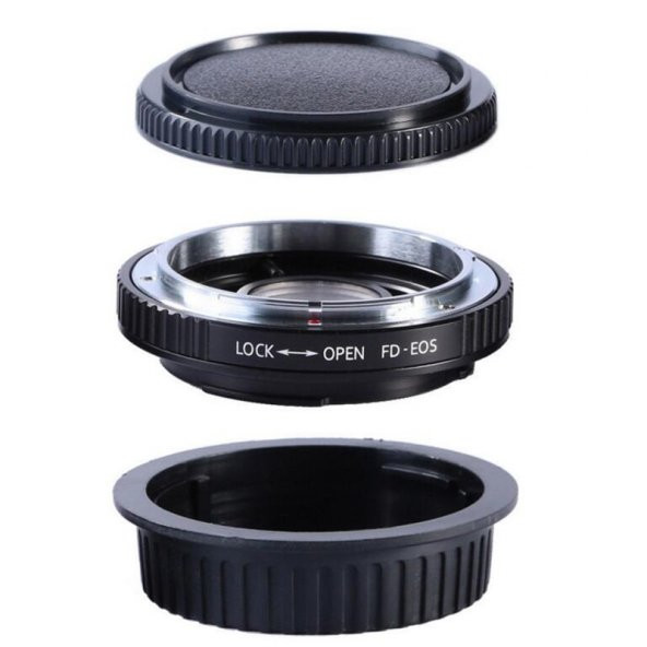 CANON EOS İÇİN, CANON FD LENS ADAPTÖRÜ OPTİKLİ - Resim 2