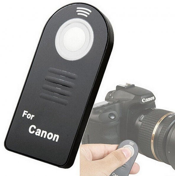 CANON EOS İÇİN RC-5 IR KABLOSUZ KUMANDA 5D, 6D, 7D, 60D 70D 750D ürün görseli 1