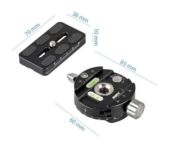PANAROMİK ÇEKİM İÇİN AYEX PAN-02 KAFA, QUİCK RELEASE PLATE - Resim 2