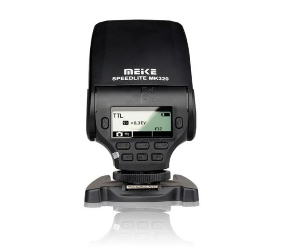 Olympus OM-D VB İçin MeiKe MK320P Speedlite Flaş - Resim 3
