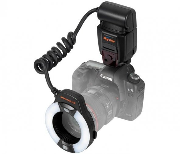 Canon İçin MeiKe MK-14EXT E-TTL (Macro) Makro Ring Flaş - Resim 2