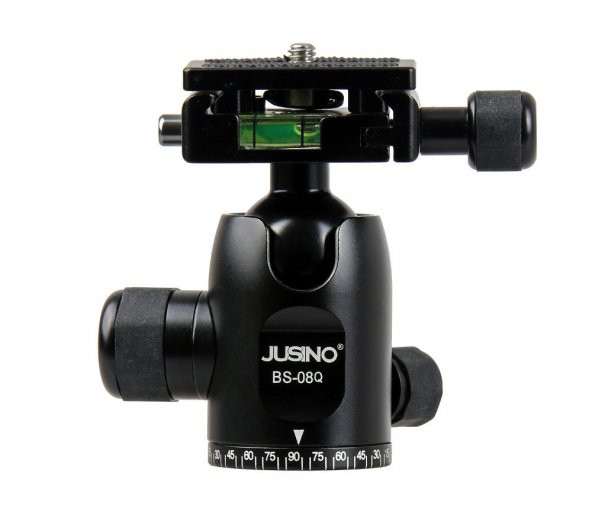 JUSINO BS-08Q Tripod Kafası Siyah ürün görseli 1