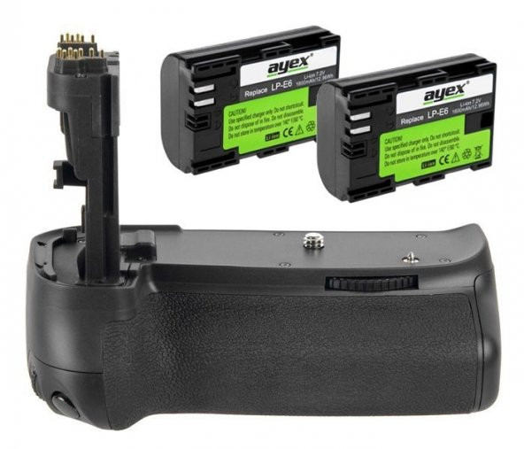Canon EOS 70D 80D 90D İçin MeiKe MK-70D Battery Grip + 2Ad LP-E6N ürün görseli 1