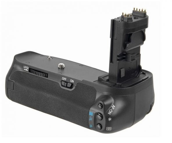Canon EOS 70D 80D 90D İçin MeiKe MK-70D Battery Grip + 2Ad LP-E6N - Resim 4