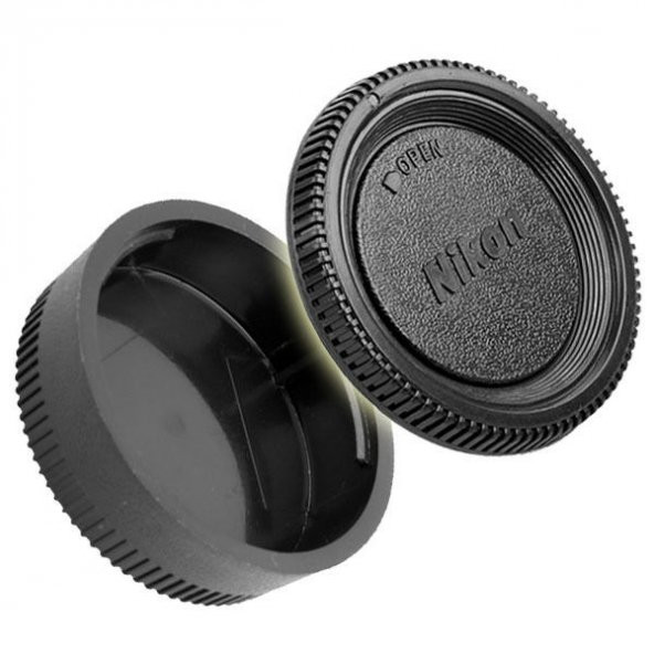 NİKON MAKİNA BODY KAPAĞI VE LENS ARKA KAPAĞI ürün görseli 1