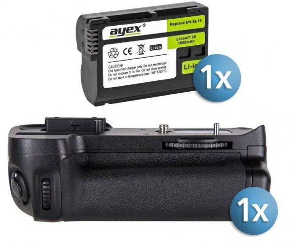 NİKON D7200 D7100 İÇİN MEİKE MK-D7100 BATTERY GRİP + 1 Ad. EN-EL15B BATARYA ürün görseli 1