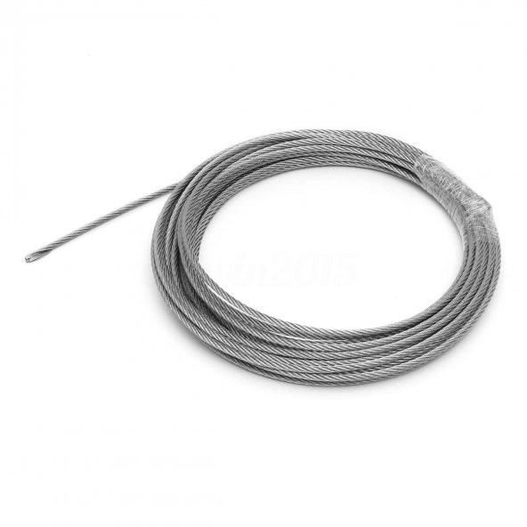 Adelinspor 4 mm Çelik Halat Galvanizli 500  m - Resim 3