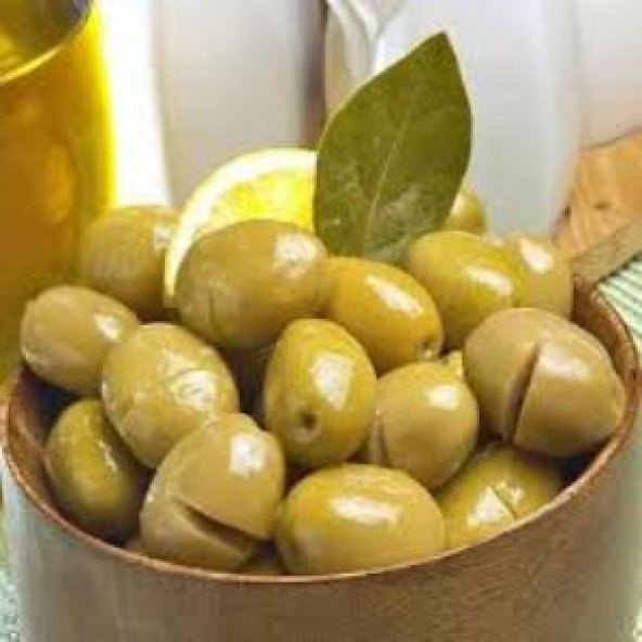YEŞİL ZEYTİN 1 KG(YAĞLI) ürün görseli 1