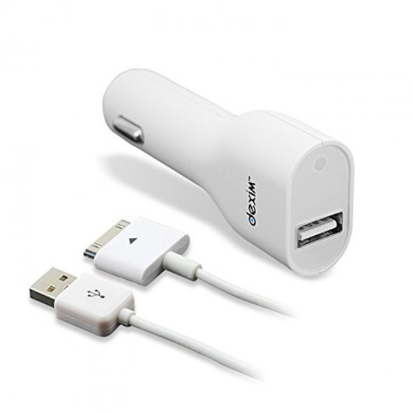 Dexim DCA212 Apple iPhone 4 /4S Araç Şarjı + Kablo ürün görseli 1